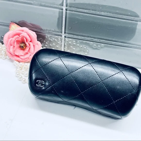 CHANEL sunglasses case coco ribon